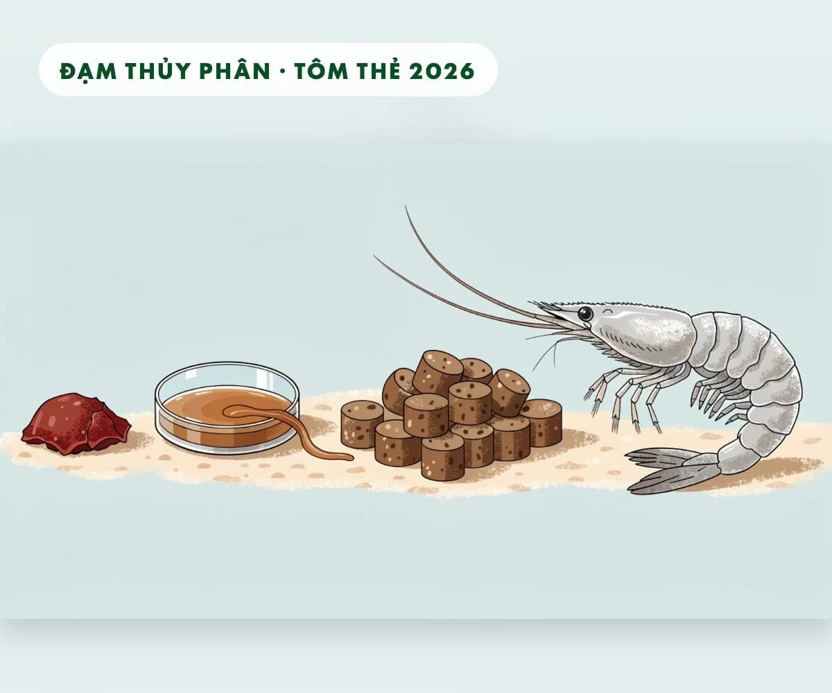 Protein hydrolysate in low-fishmeal feed: a 2026 whiteleg shrimp study