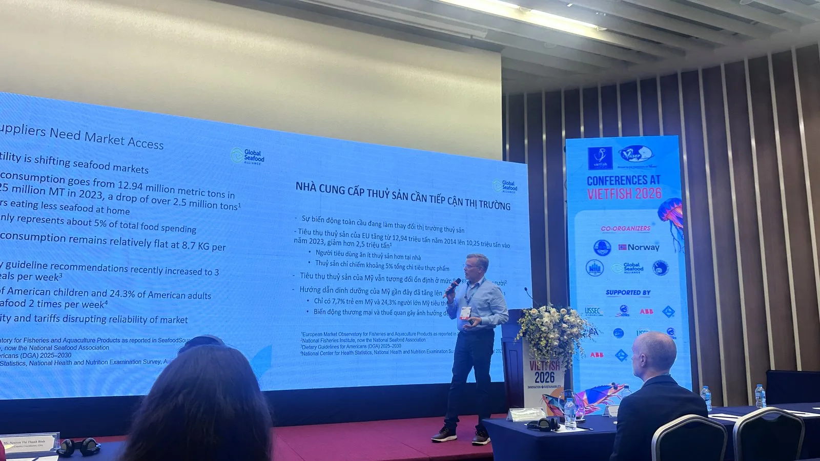 Overview of the conference at VIETFISH 2026, Ho Chi Minh City.