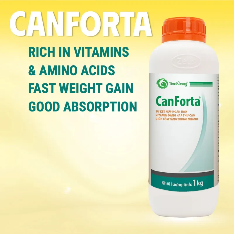CanForta banner: rich in vitamins and amino acids, fast weight gain, good absorption