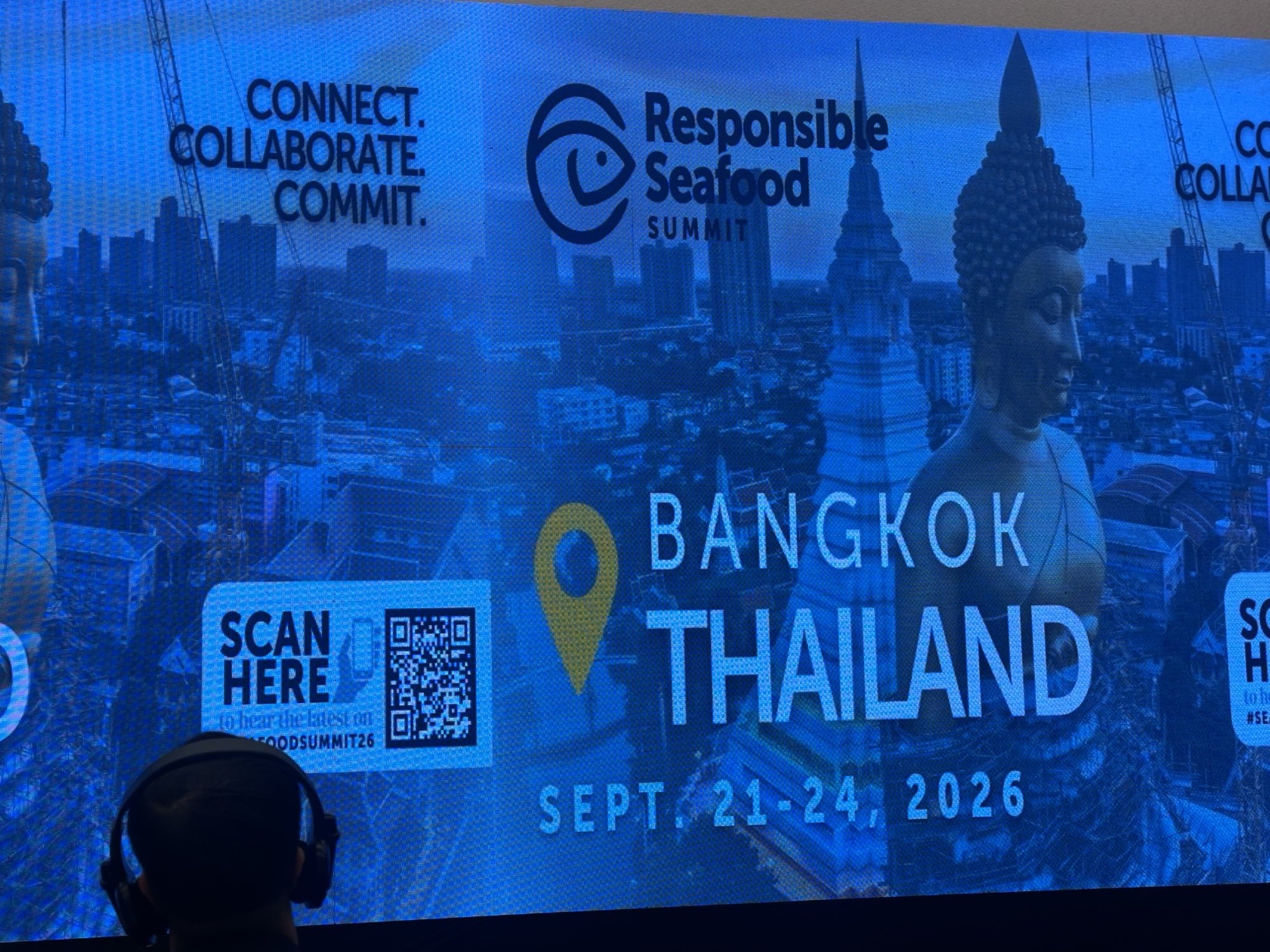 Responsible Seafood Summit banner, Bangkok, Thailand, September 21-24, 2026