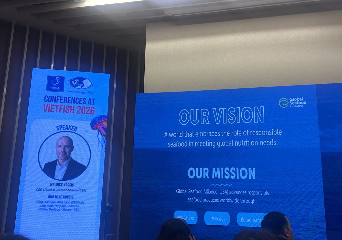 GSA's Our Vision — Our Mission slide