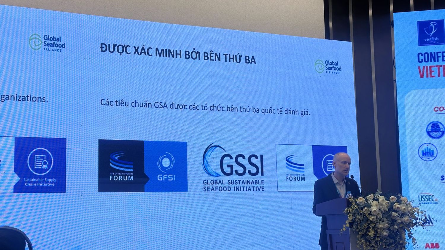 CEO Mike Kocsis with the Third-Party Verified slide